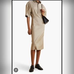 GAUCHERE Beige Safina Dress - US 10 FR 42.